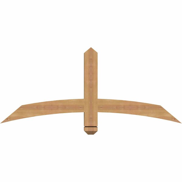Ekena Millwork Bellingham Timber Gable Bracket, Western Red Cedar, 48"W x 20"H x 3 1/2"D x 3 1/2"F, 10/12 Pitch GBW048X20X0404BEL00SWR - main